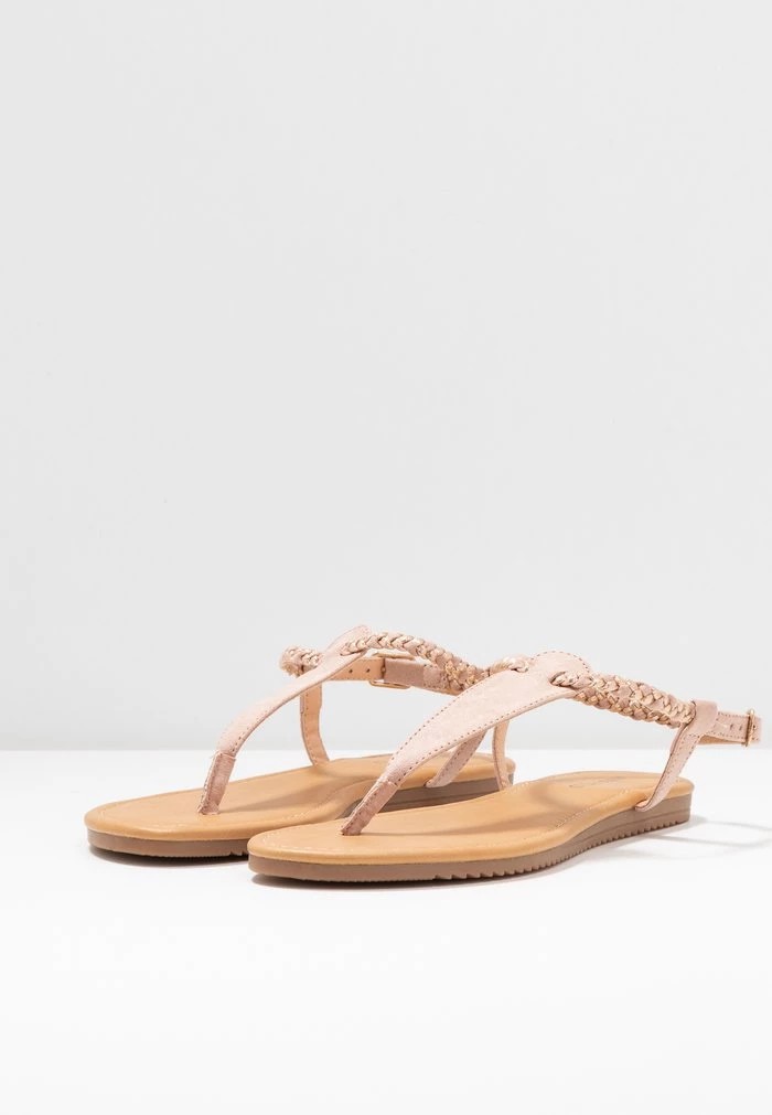 Sandale ANNA FIELD Anna Field T-bar Sandals Rose Doré Femme | DQR-1159205